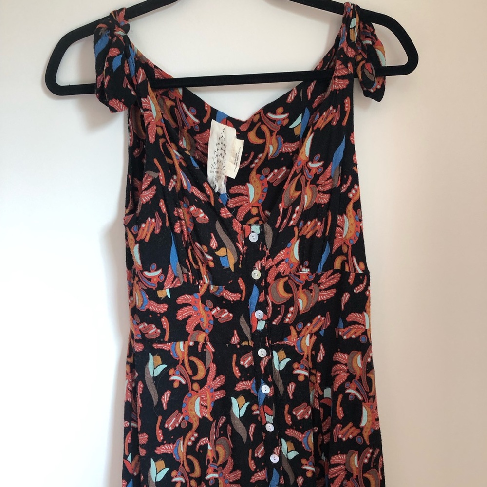 Free People Button Up Tank Dress